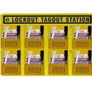 Lockout Tagout Station 8 Pocket SH-ACP-Hold