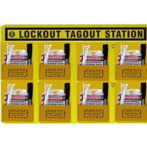 Lockout Tagout Station 8 Pocket SH-ACP-Hold