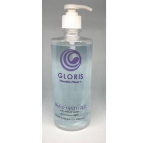 Gloris Health Plus Hand Sanitizer With Gel Based 70% Alcohol 500ml