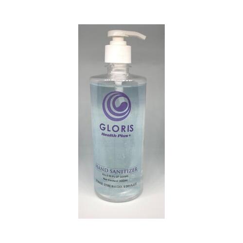 Gloris Health Plus Hand Sanitizer With Gel Based 70% Alcohol 500ml