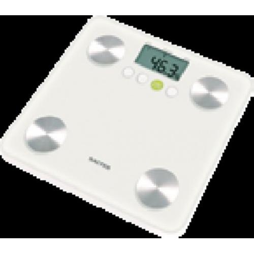 Krups Glass Body Analyser Scale Glass Weighing Scale With LCD Display 180kgx100gm 31x31x4.5 Cm 9106