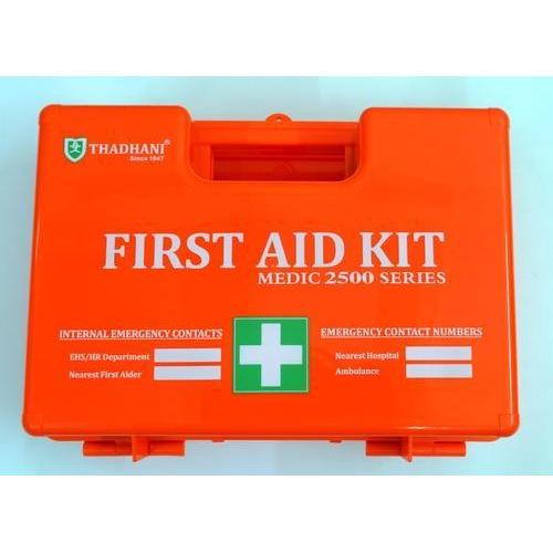 Thadani Medical 2500 Series First Aid Box Orange