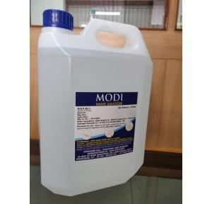 Modi Hand Sanitizer No Fragrance With 80% Alcohol, 1 Ltr