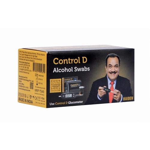 Control D Alcohol Swab 70% IPA Pack of 100 Pcs