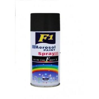 F1 Matt Aerosol Spray Paint Black, 450 ml