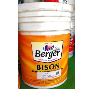 Burger Bison Plastic Emulation Wall Paint White, 1 Ltr