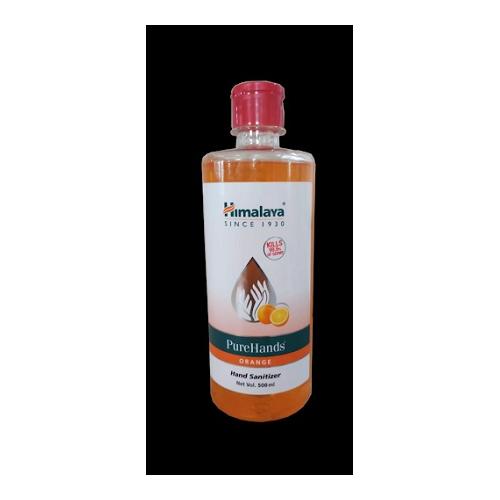 Himalaya Hand Sanitizer Gel Orange 70% Alcohol with Flip Top Cap, 500 ml