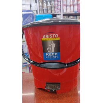 Aristo Pedal Dustbin With CoverHeavy Duty Plastic 7 Ltr
