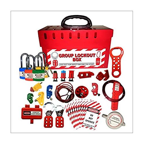 Safety House Loto Group Lockout Tagout Loto Kit -18 Set