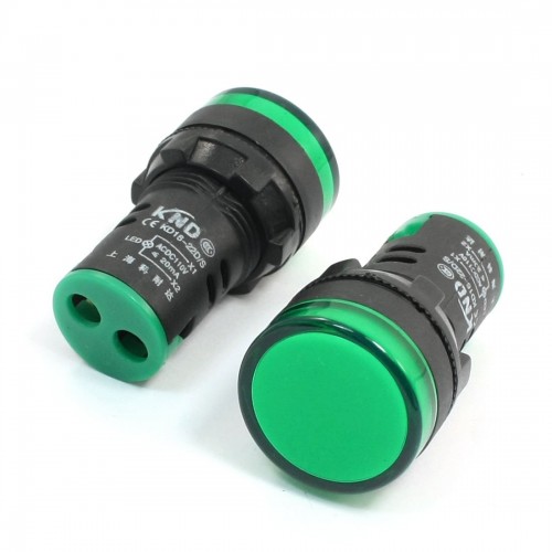 Indicator Lamp Set 110V 20A DC Green