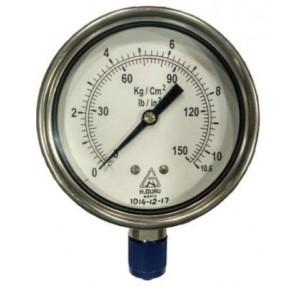 H-Guru Range 0-15 Kg/cm2 4 Inch Pressure Gauge