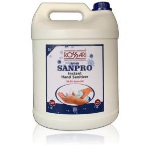 Buzil Rossari Ross Sanpro Instant Hand Sanitizer Liquid 70% Ethanol, 5 Ltr