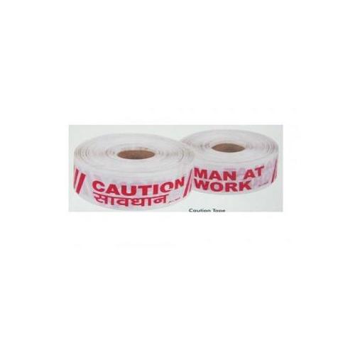 Barricading Caution Tape Red And White 3 Inch x 100 Mtr