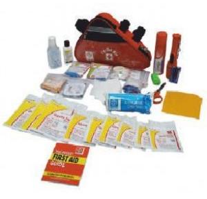 ST Johns First Aid Safe Home Handy Kit Nylon Pouch Red and Black 22x14x13cm, SJF SHK
