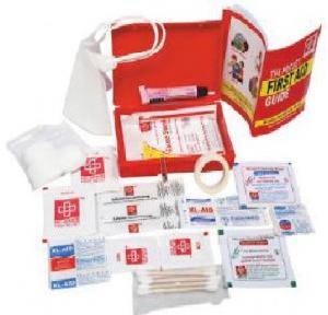 ST Johns First Aid Travel Safety Mini Kit Plastic Red 12x8x3.5cm, SJF T1