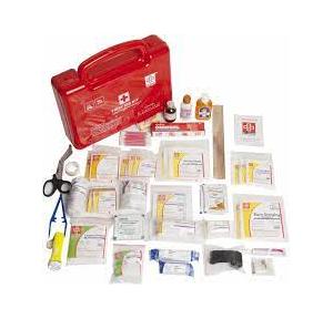 ST Johns First Aid Kit SJF P3 Handy Workplace Medium Plastic Red 28x20x7Cm