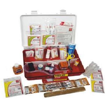 ST Johns First Aid Kit Large Plastic Red and white 35x24x8cm, SJF P2