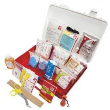 ST Johns First Aid Kit Large Plastic Red and white 35x24x8cm, SJF P2