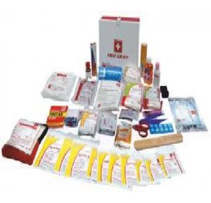 ST Johns First Aid Kit Mini Metal Red and white 20x18x7.5cm, SJF M5