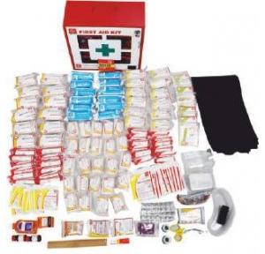 ST Johns First Aid Kit Metal Red 35x33x15cm, SJF M1