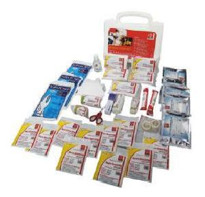 ST Johns First Aid Burn Care Kit Metal White 28x20x7 cm, SJF BK