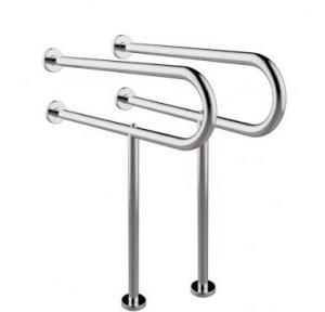 Euronics Disabled Grab Bar EGR03 U Shaped Stainless Steel Set of 2