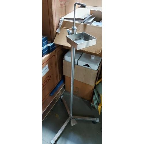 Floor Stand Foot Operated SS 202 Hand Sanitizer Dispenser, 3 ft