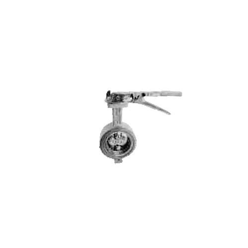 Sant C.I. Butterfly Valve (Lever Operated) Wafer Type Nitrile/EPDM Rubber Lining 65 mm, CR 23