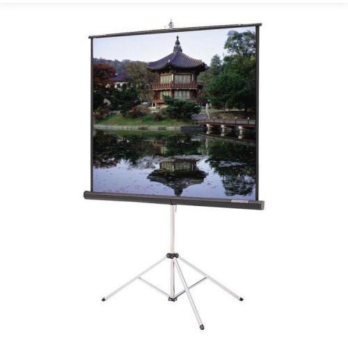 LCD Projector Screen  Square 70 x 70 inch With Portable Tripod Stand
