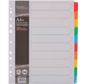 File Separator Set 1-10 Plastic