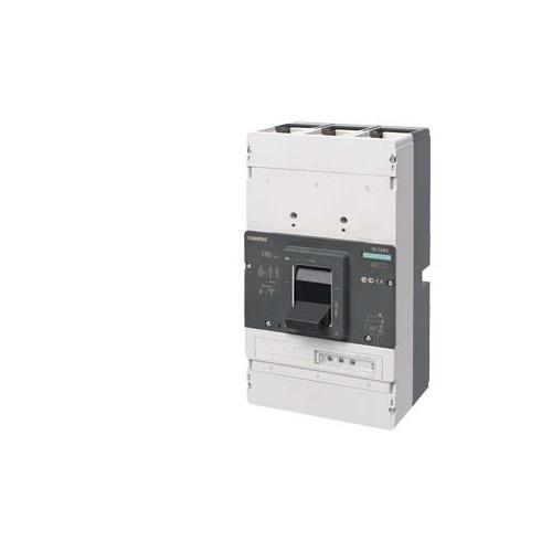 Siemens Sentron 3VL MCCB 1000 A, 3 Pole, 55 KA, O/L & S/C, Microprocessor Based Trip Unit ETU10 LI