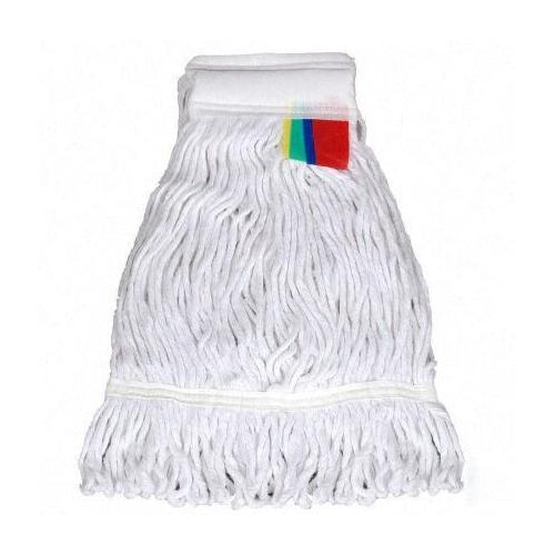 Flat Wet Mop Refill White 6 Inch