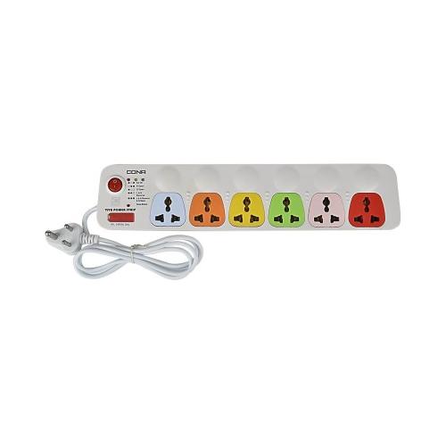 Cona Smyle Viva 6+1 Power Strip  Spike Buster 3014