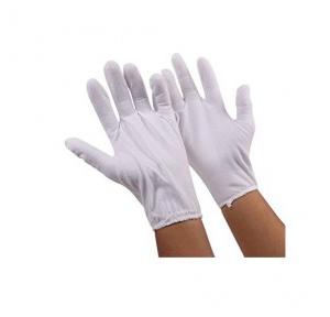 White Cotton Cloth Hand Gloves 7 Inch 1 Pair