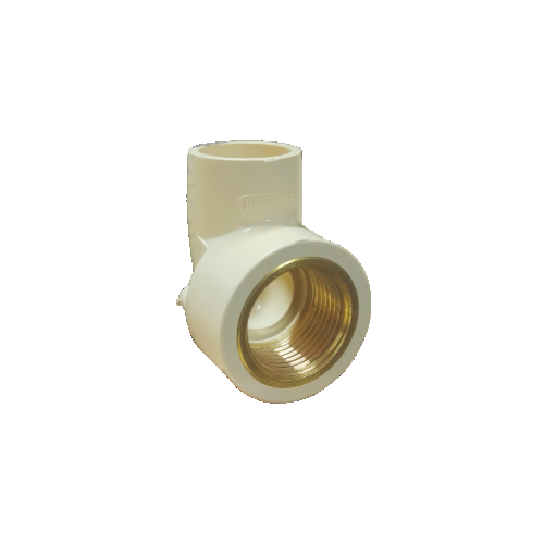 Ashirvad Elbow With Clamp 70000673 Flowguard Plus Brass 3/4 x 1/2 Inch CPVC 90 Degree 20 x 15 mm