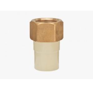 Ashirvad Flowguard Plus CPVC Reducing Female Adapter Brass Threaded - FABT Ã?Â¾ x Ã?Â½ Inch 70000498