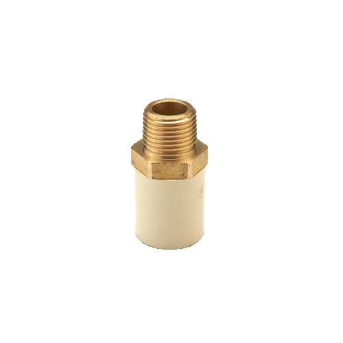 Ashirvad Reducing Male Adapter 70000513 Flowguard Plus CPVC Brass Threaded 1 x 3/4 Inch  CPVC 25 x 20 mm