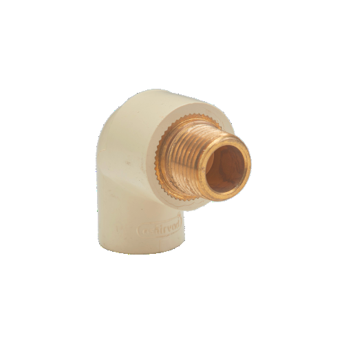 Ashirvad Elbow MABT 70000672 Flowguard Plus Brass 3/4 x 1/2 Inch CPVC 90 Degree 20 x 15 mm