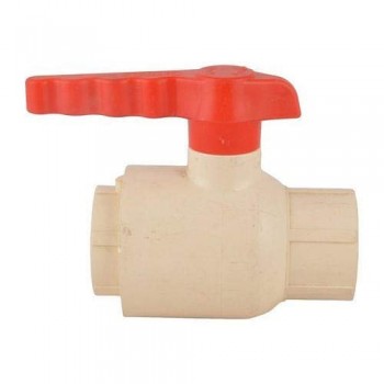 Ashirvad Ball Valve With Brass Threaded (Two Side) 70000490 Flowguard Plus CPVC 3/4 Inch 20 mm