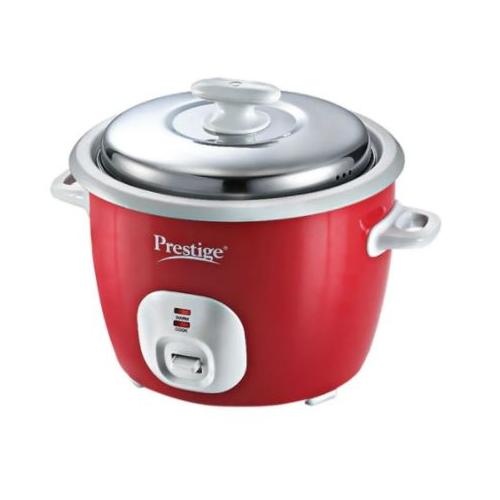 Prestige Delight Electric Rice Cooker 700W Cute 1.8-2 with 2 Aluminium Cooking Pan SKU 42205