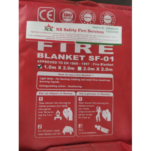 Fire Blanket ISO Approved 1x2 mtr