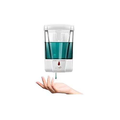 Tagve Automatic Soap Dispenser Wall Mounted 700ml Hand Free Touchless Infrared Sensor (White)