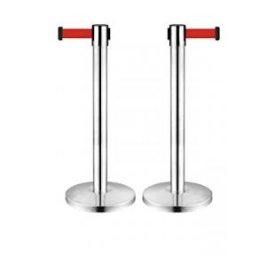 Dolphy Stainless Steel Silver Queue Manager Set of 2