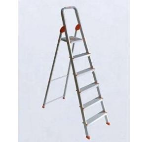 Bathla Advance 6 Step Foldable Aluminium Ladder Orange Foldable Aluminum