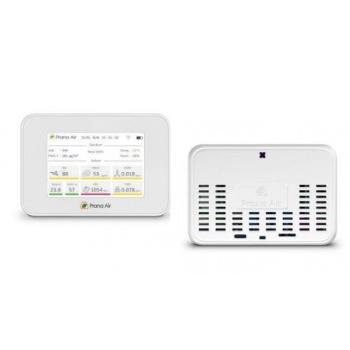 Prana Air Quality Monitor Cair+ Measuring AQI, PM2.5, PM10, CO2, HCHO, TVOC, Temp, Humidity, WiFi + Mobile App Enabled
