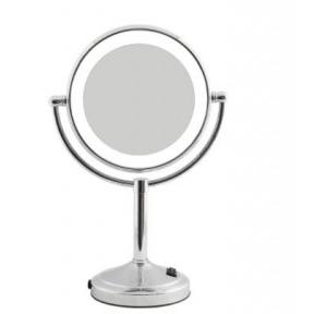 Dolphy LED Tabletop Magnifying Mirror Silver 8 Inch, DMMR0024