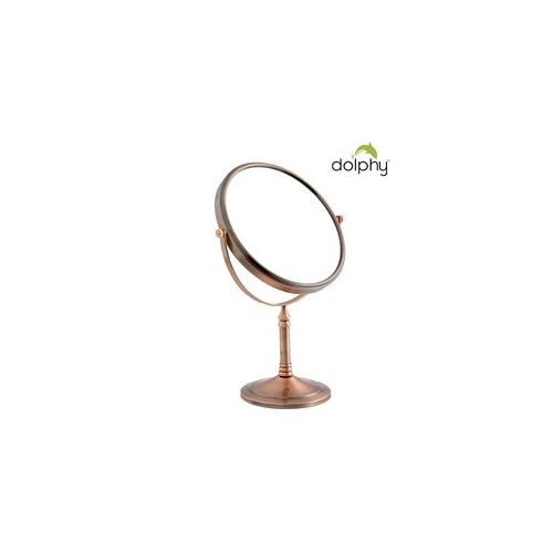 Dolphy 2 Sided Vanity Mirror  Copper 8 Inch, DMMR0018