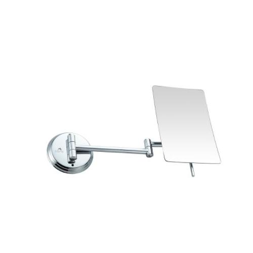 Dolphy Frameless Magnifying Mirror Glass Silver 8x5 Inch, DMMR0007