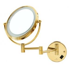 Dolphy LED Magnifying Mirror Stainless Steel and crome Gold 8 Inch, DMMR0012