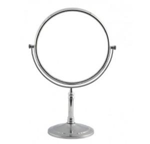 Dolphy Tabletop Vanity Mirror Stainless Steel Silver 8 Inch, DMMR0016